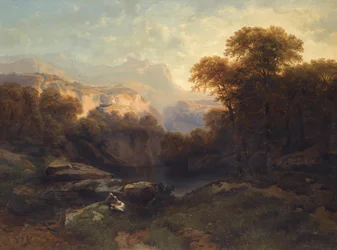 Kontemplation in den Alpen